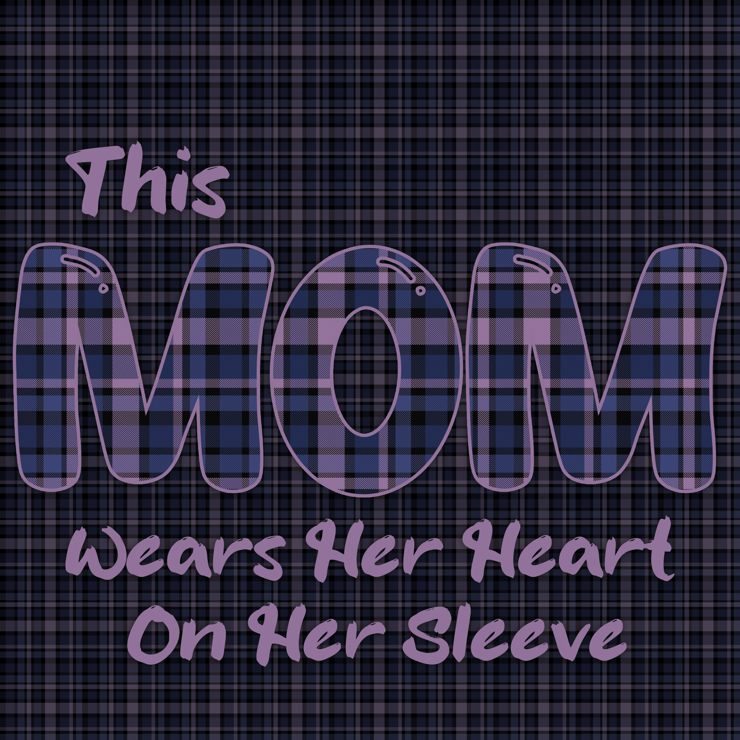 This Mom Wears Her Heart on Her Sleeve Customize-able Sweatshirt/Tee