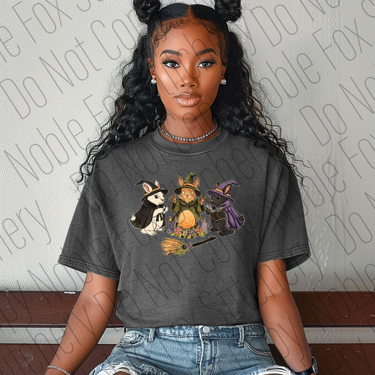 Bunny Witches Easter Shirt