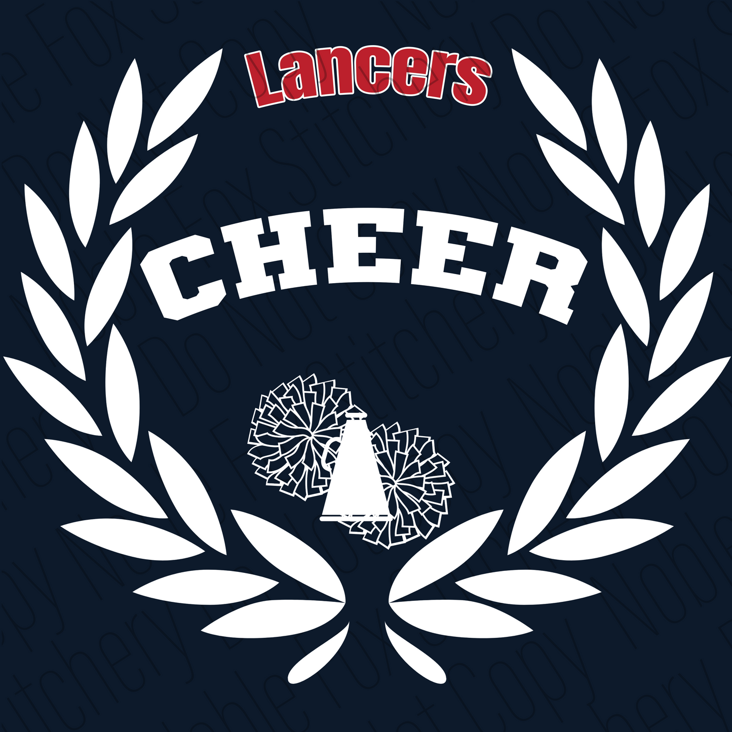 LHS Navy Cheer Hoodie